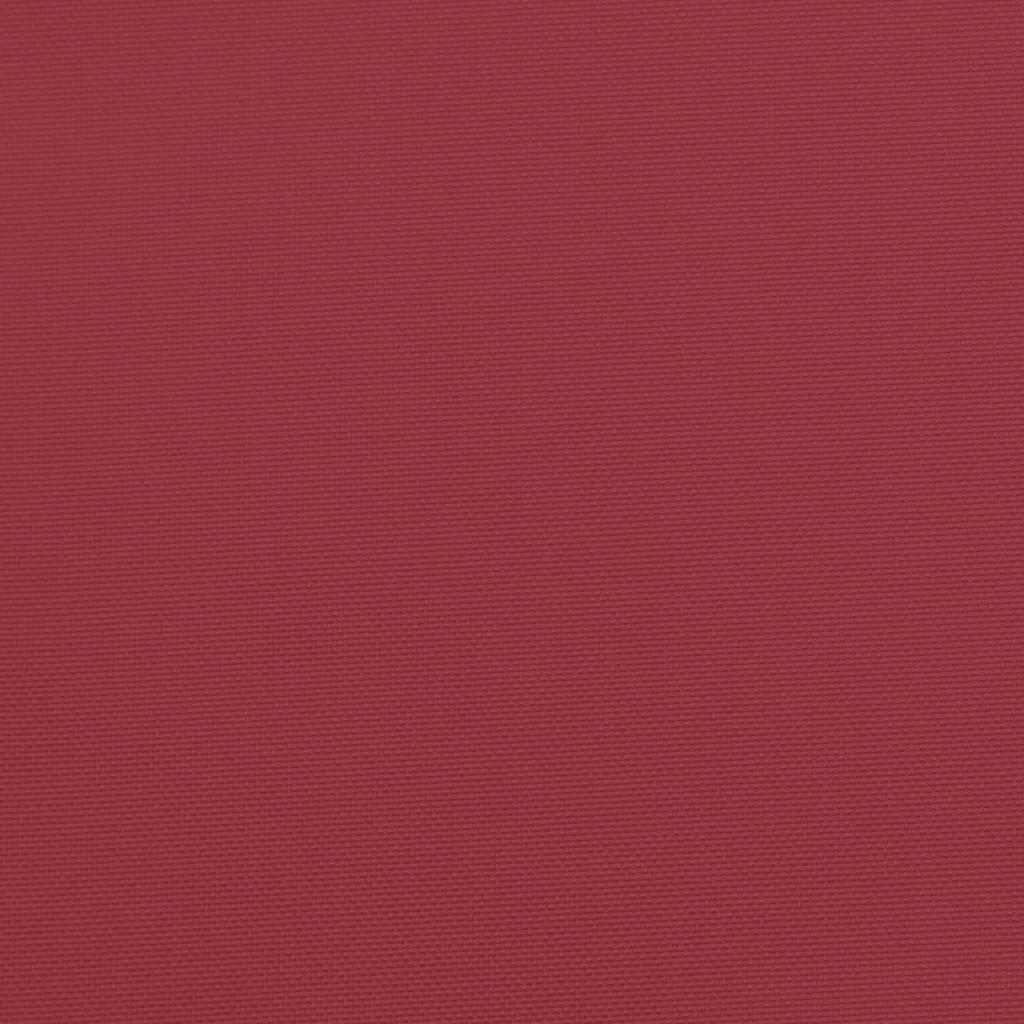 Pallet Cushions 5 pcs Wine Red Fabric