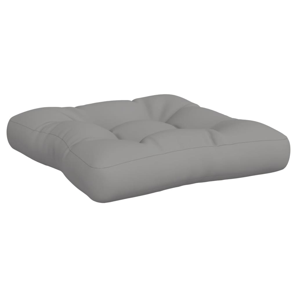 Pallet Cushions 2 pcs Gray Fabric
