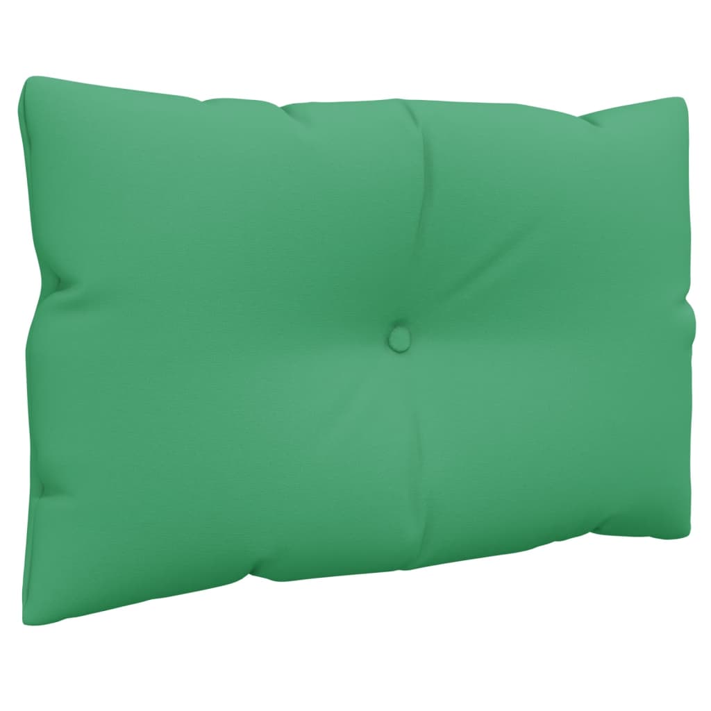 Pallet Cushions 3 pcs Green Fabric