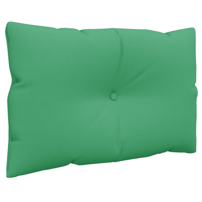 Pallet Cushions 3 pcs Green Fabric