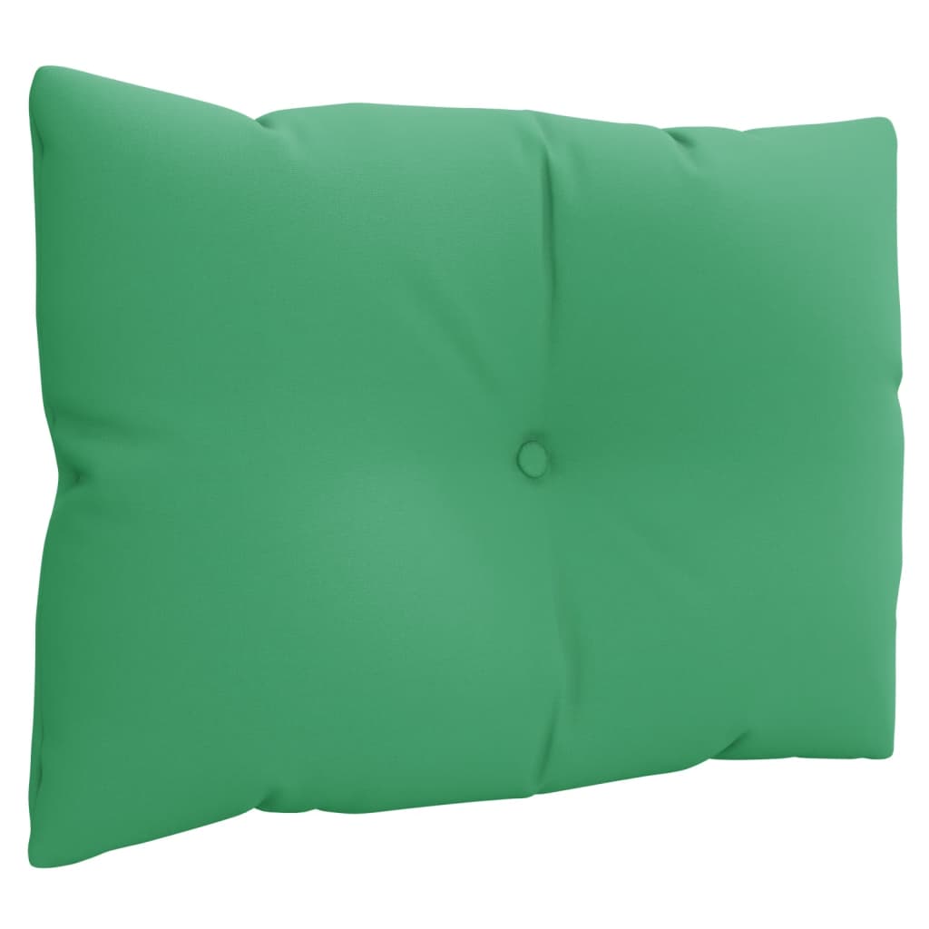 Pallet Cushions 3 pcs Green Fabric