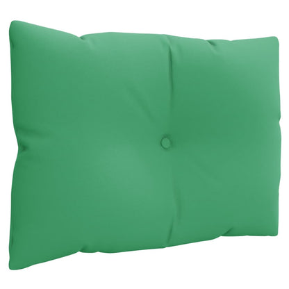 Pallet Cushions 3 pcs Green Fabric