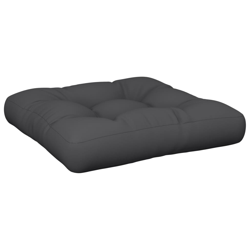Pallet Cushion Black 22.8"x22.8"x3.9" Fabric