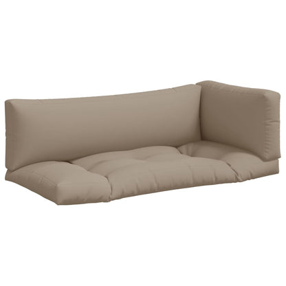 Pallet Cushions 3 pcs Taupe Fabric