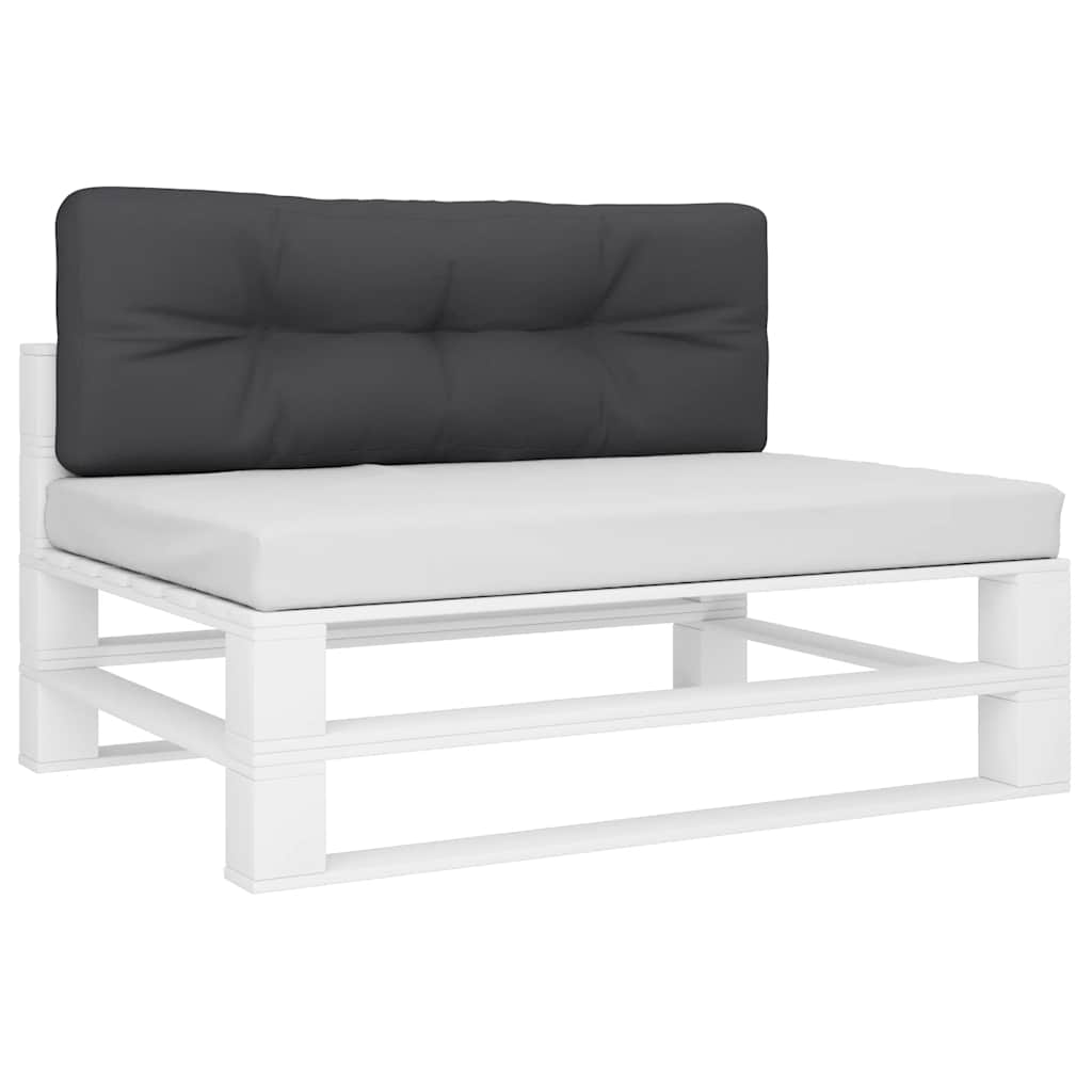 Pallet Cushion Anthracite 47.2"x15.7"x4.7" Fabric