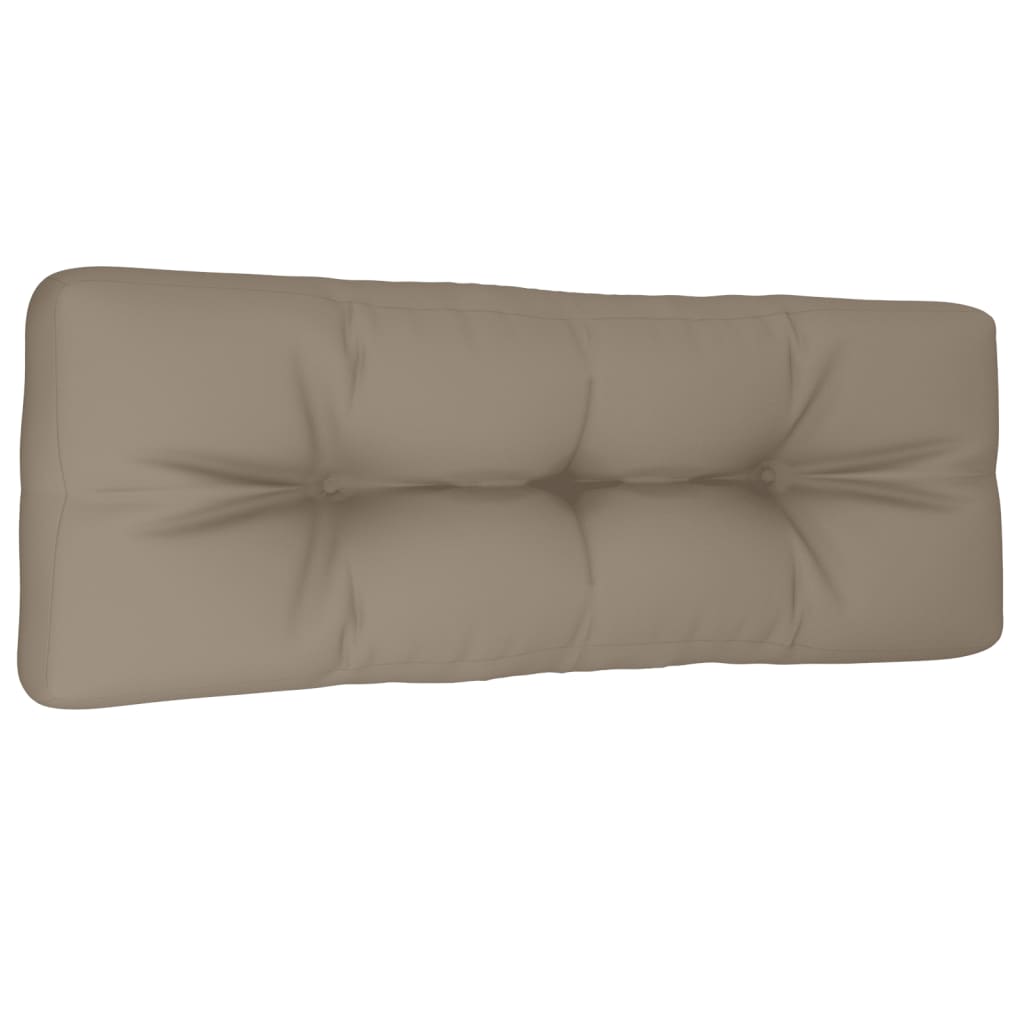 Pallet Cushion Taupe 47.2"x15.7"x4.7" Fabric