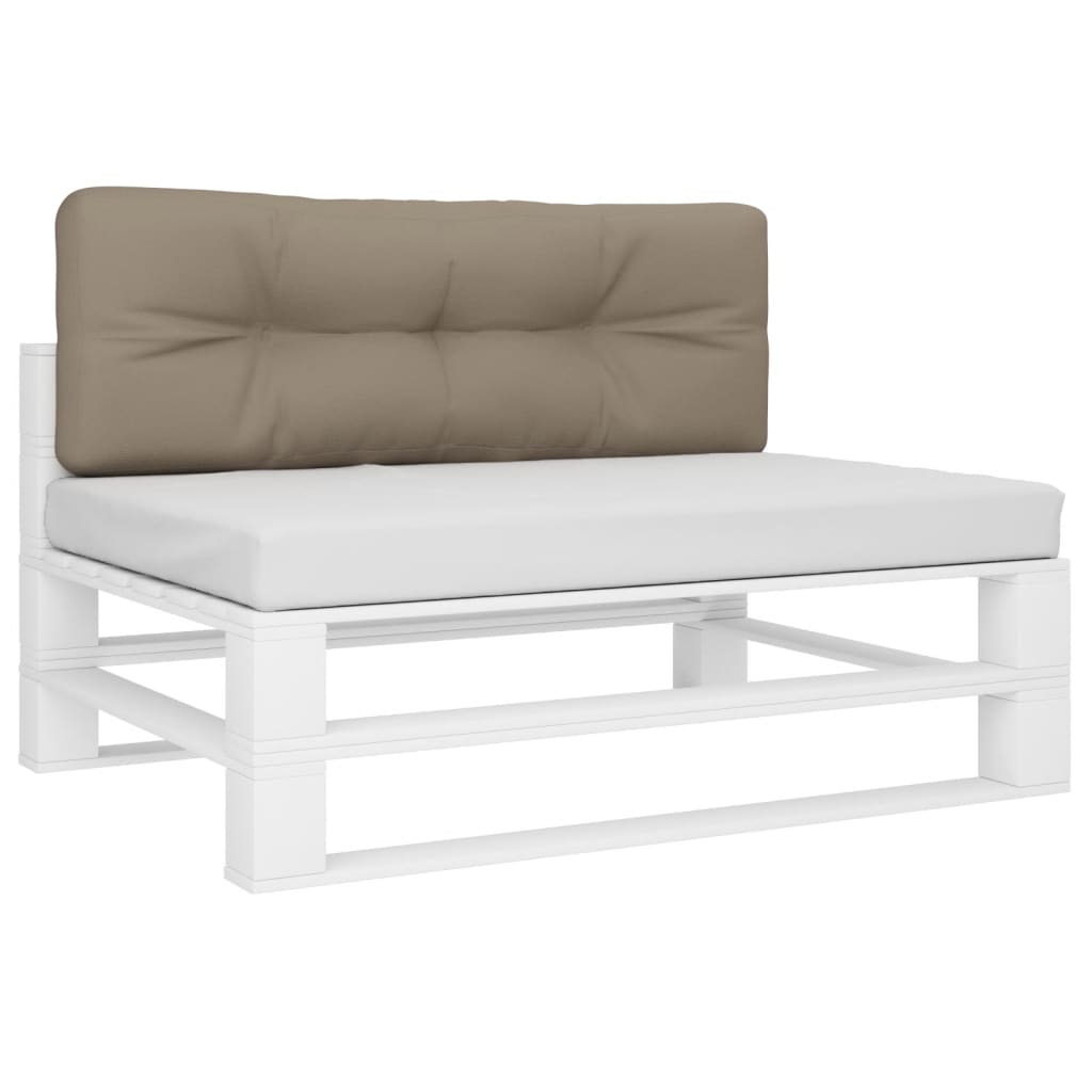 Pallet Cushion Taupe 47.2"x15.7"x4.7" Fabric