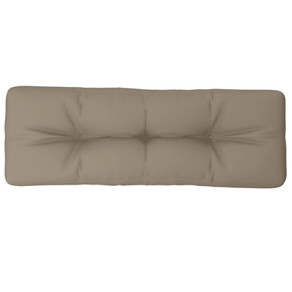 Pallet Cushion Taupe 47.2"x15.7"x4.7" Fabric
