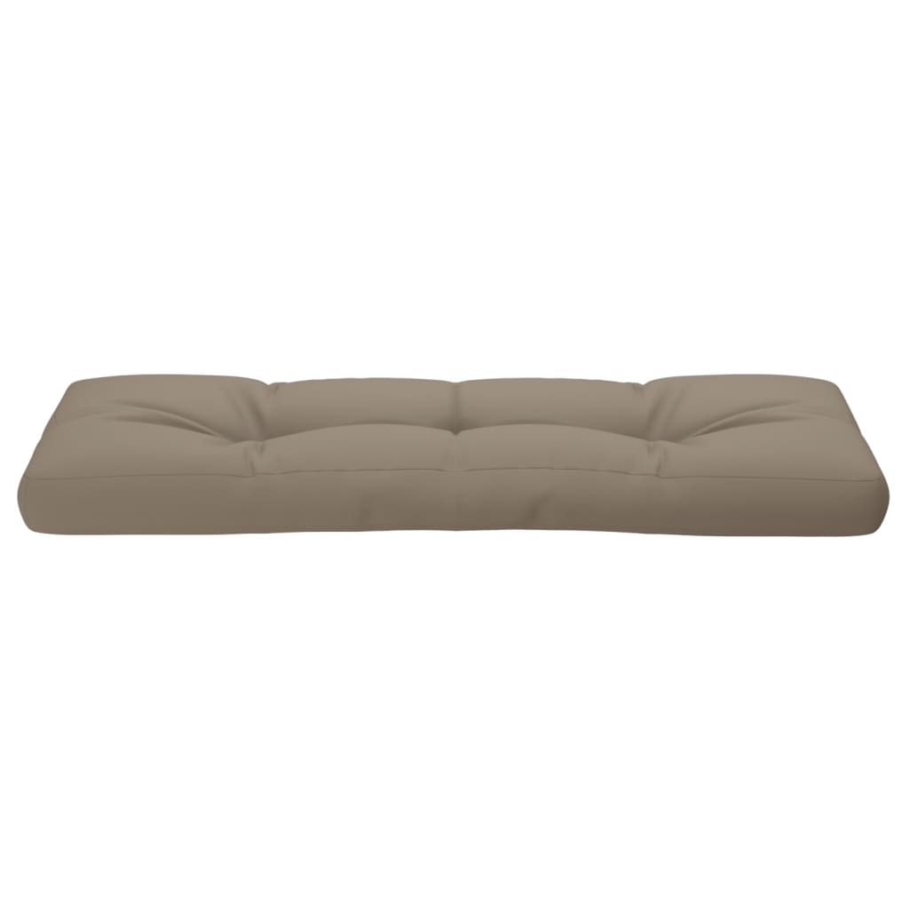 Pallet Cushion Taupe 47.2"x15.7"x4.7" Fabric