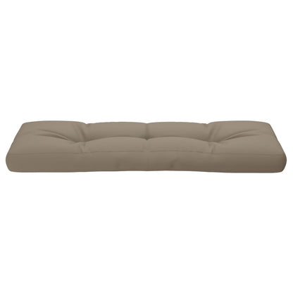 Pallet Cushion Taupe 47.2"x15.7"x4.7" Fabric