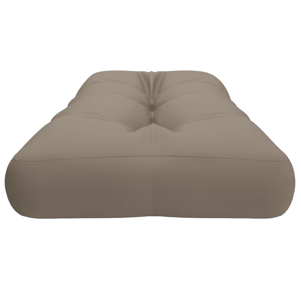 Pallet Cushion Taupe 47.2"x15.7"x4.7" Fabric