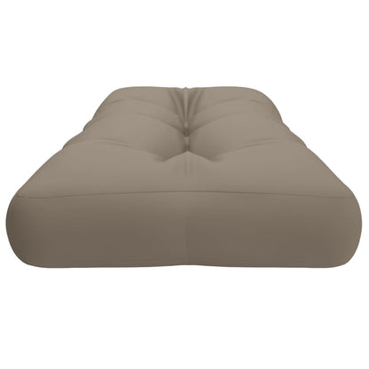 Pallet Cushion Taupe 47.2"x15.7"x4.7" Fabric