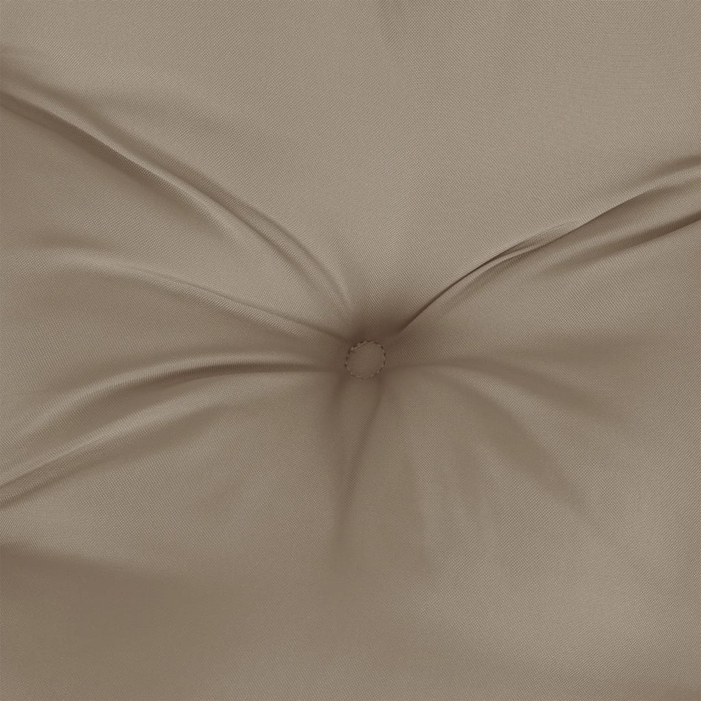 Pallet Cushion Taupe 47.2"x15.7"x4.7" Fabric