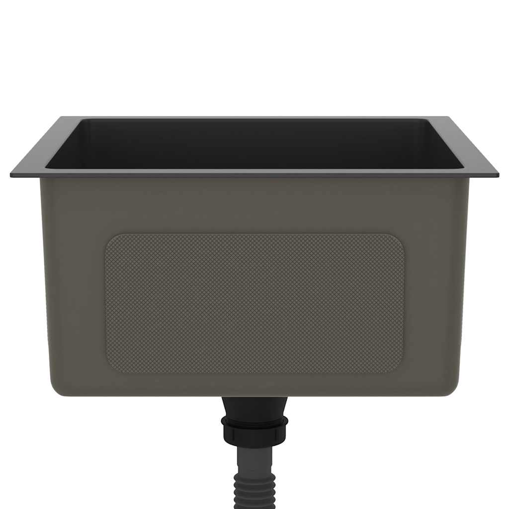 Handmade Kitchen Sink Black Stainless Steel