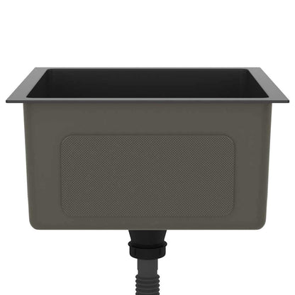 Handmade Kitchen Sink Black Stainless Steel