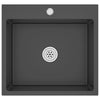 Handmade Kitchen Sink Black Stainless Steel