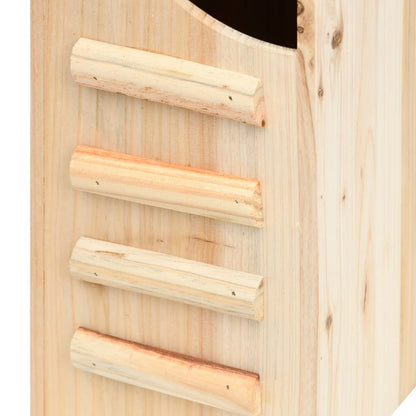 vidaXL Bat House Natural Wood Solid Firwood Medium Bat House