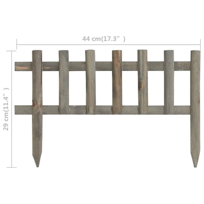 Lawn Edgings 10 pcs Firwood 14.4'