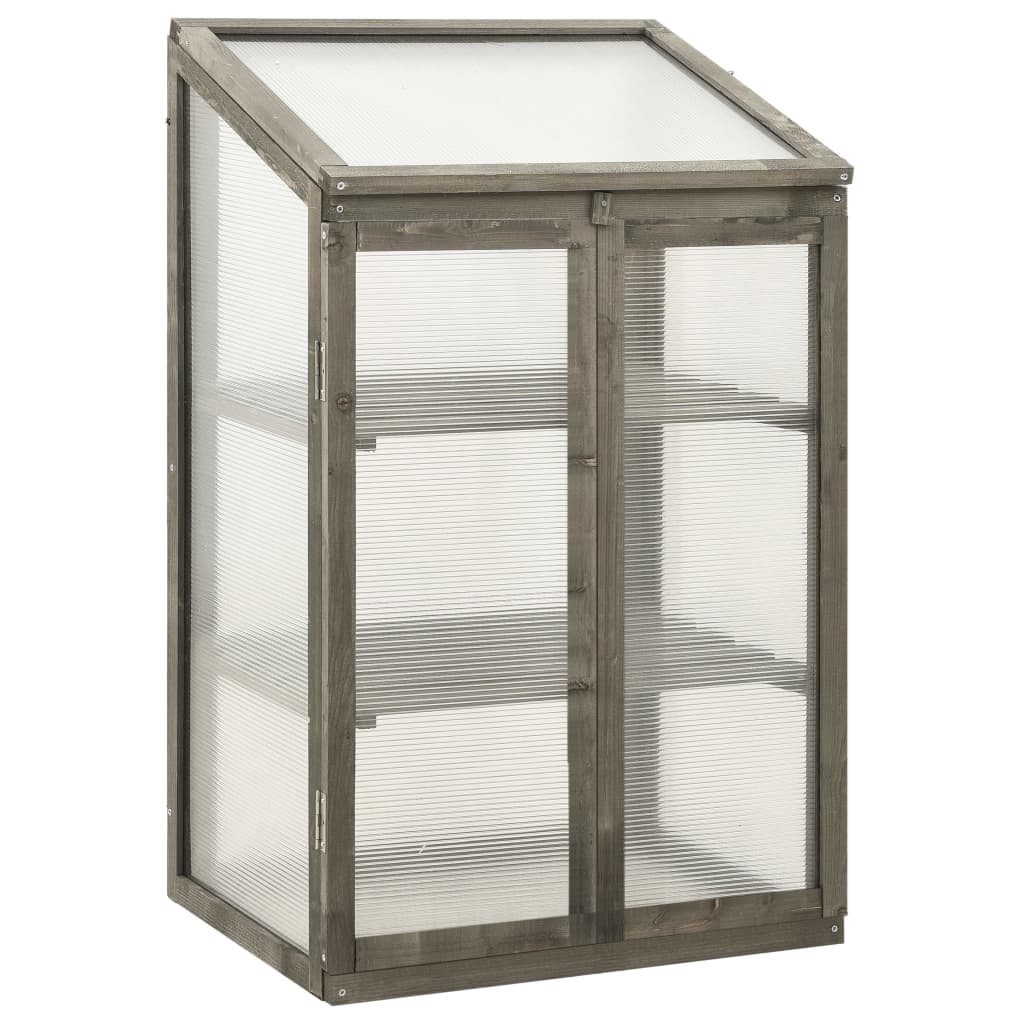 Greenhouse Grey Solid Firwood, PC board 23.6x17.7x39.4 in