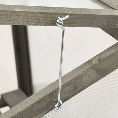 Greenhouse Grey Solid Firwood, PC board 23.6x17.7x39.4 in