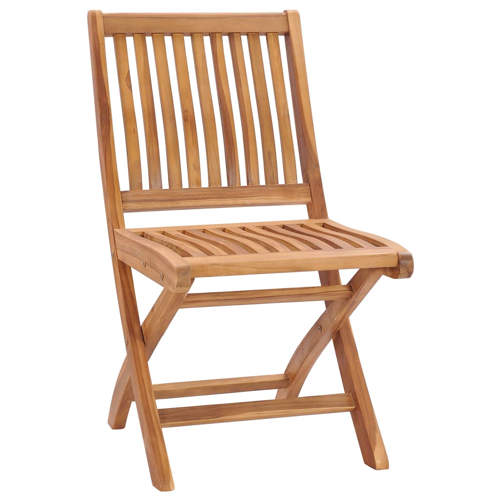 Garden Chair | Set of 2 | Teak | Solid teak wood | Medium | Foldable