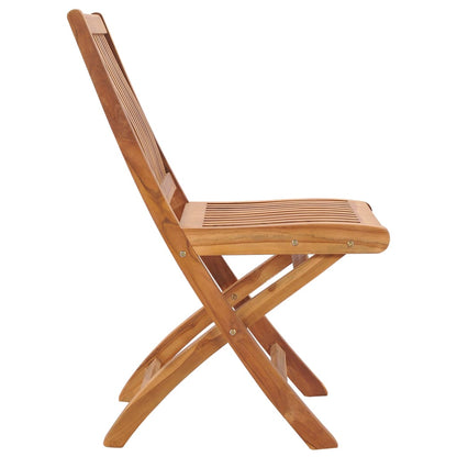 Garden Chair | Set of 2 | Teak | Solid teak wood | Medium | Foldable