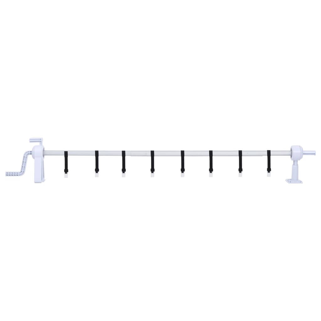 Pool Cover Roller | White | Plastic | Adjustable | Telescopic technology