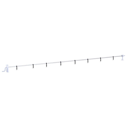 Pool Cover Roller | White | Plastic | Adjustable | Telescopic technology