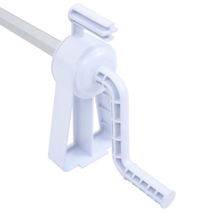 Pool Cover Roller | White | Plastic | Adjustable | Telescopic technology