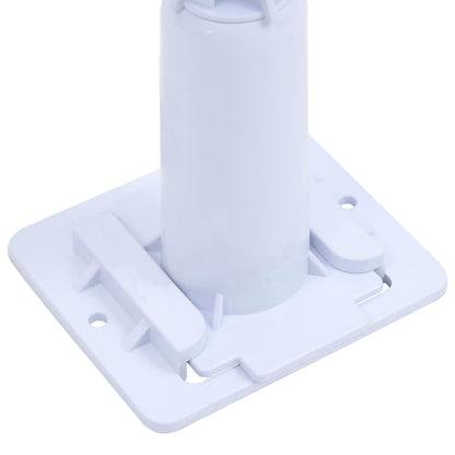 Pool Cover Roller | White | Plastic | Adjustable | Telescopic technology