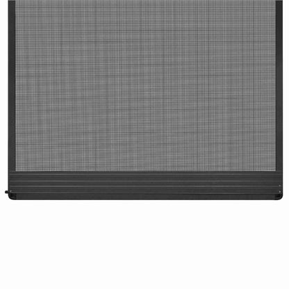 Hinged Insect Screen Manual Anthracite and Black 100 x 215 cm