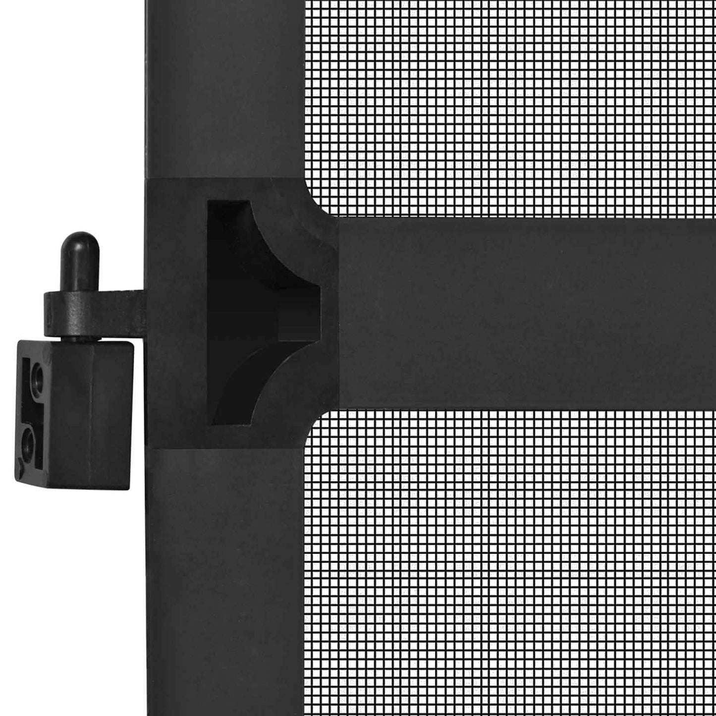 Hinged Insect Screen Manual Anthracite and Black 120 x 240 cm