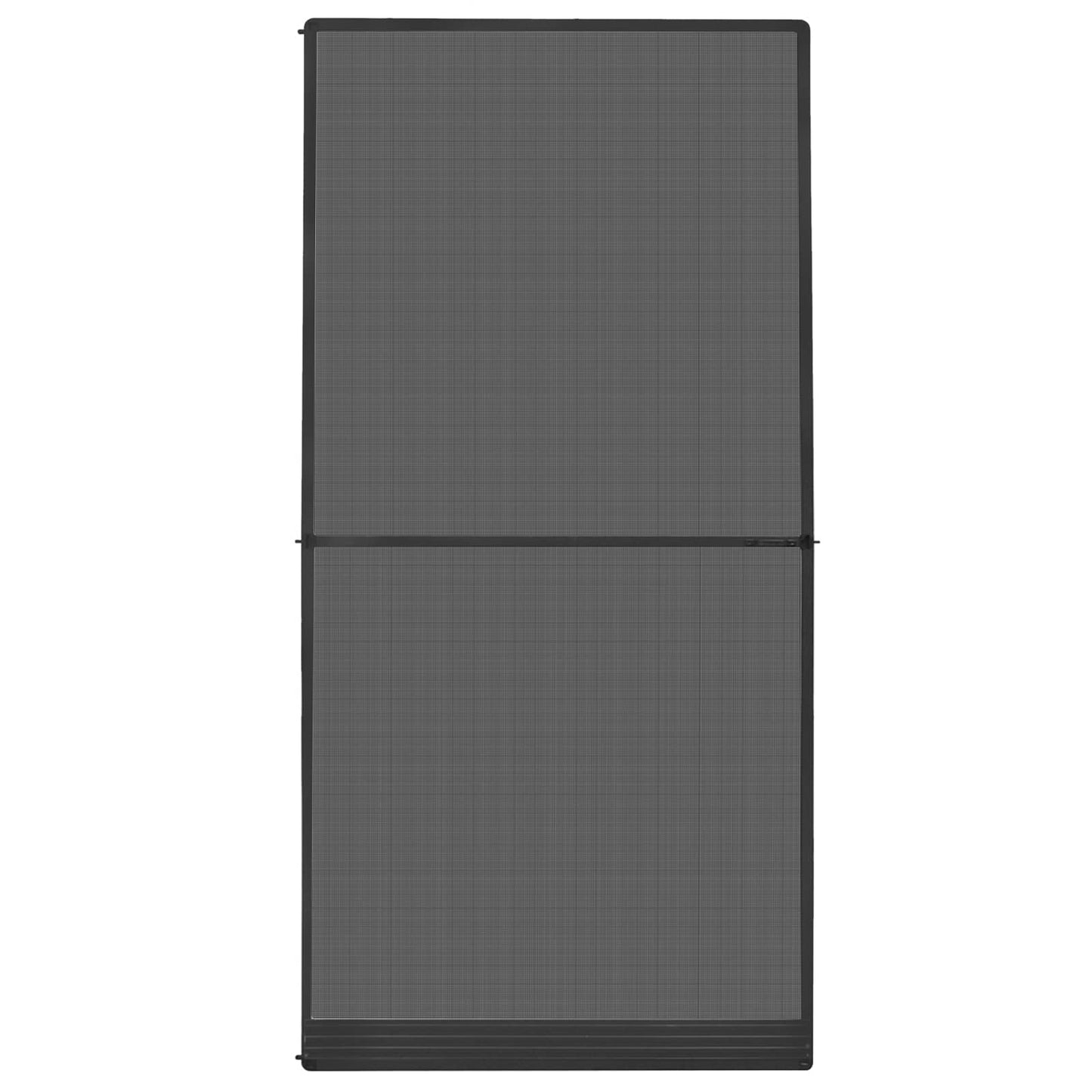 Hinged Insect Screen Manual Anthracite and Black 120 x 240 cm