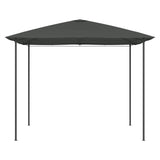 Gazebo 3x3x2.6 m Anthracite 160 g/m²