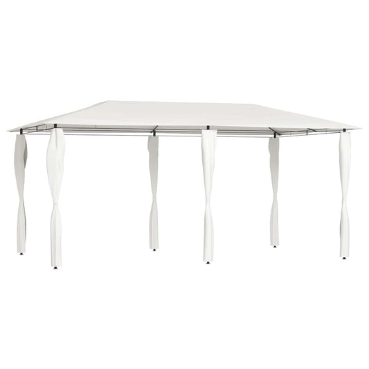Gazebo | Cream | Fabric, Steel | 2.98x5.3x2.59 m | Durable | Gazebo