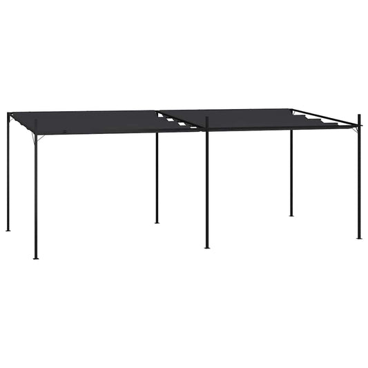 Gazebo with Retractable Roof 600x300x233 cm Anthracite