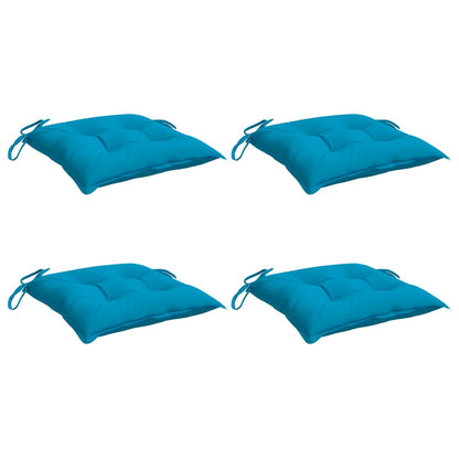 Chair Cushions 4 pcs Light Blue 19.7"x19.7"x2.8" Oxford Fabric