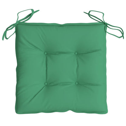 Chair Cushions 4 pcs Green 19.7"x19.7"x2.8" Oxford Fabric