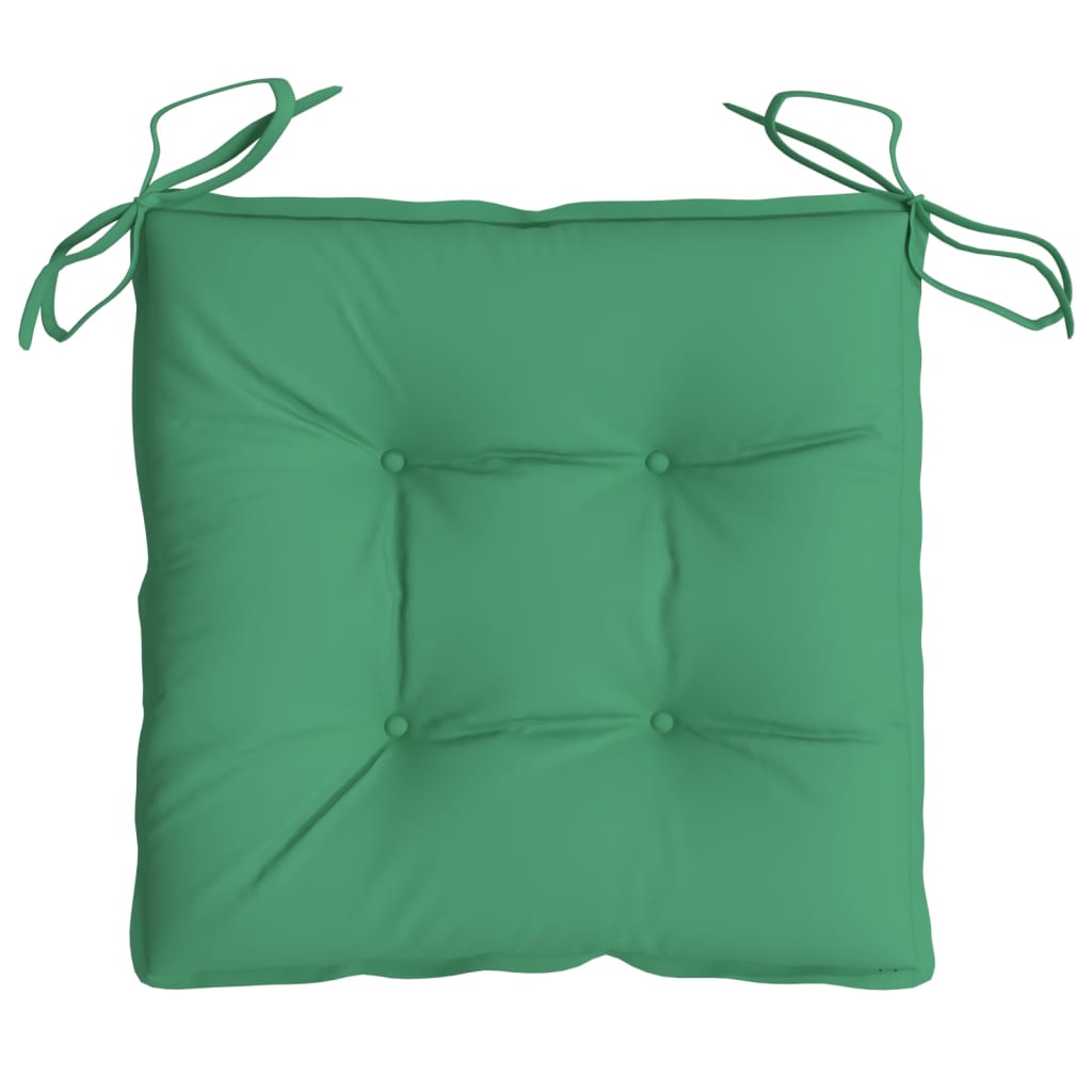 Chair Cushions 6 pcs Green 19.7"x19.7"x2.8" Oxford Fabric