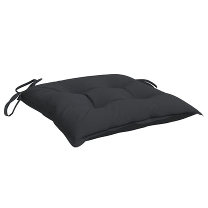 Chair Cushions 2 pcs Black 19.7"x19.7"x2.8" Oxford Fabric