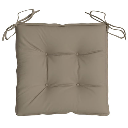 Chair Cushions 2 pcs Taupe 19.7"x19.7"x2.8" Oxford Fabric