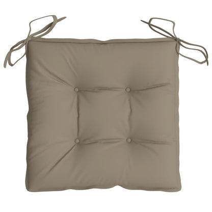 Chair Cushions 4 pcs Taupe 19.7"x19.7"x2.8" Oxford Fabric