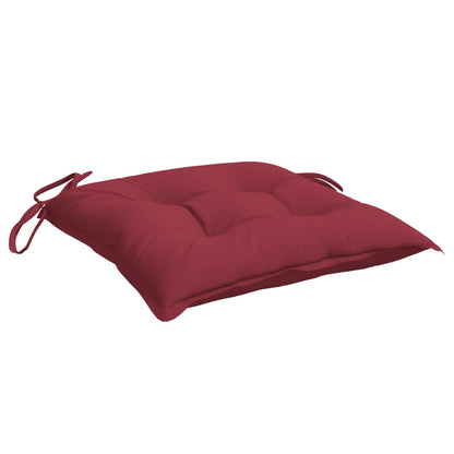 Chair Cushions 4 pcs Wine Red 19.7"x19.7"x2.8" Oxford Fabric