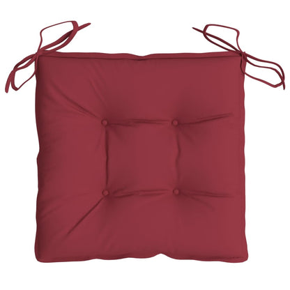 Chair Cushions 4 pcs Wine Red 19.7"x19.7"x2.8" Oxford Fabric