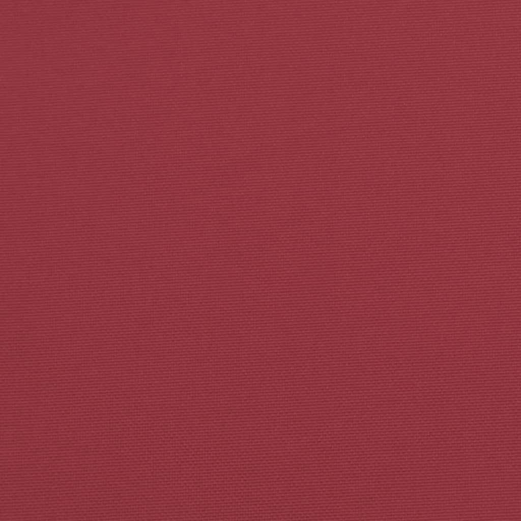 Chair Cushions 4 pcs Wine Red 19.7"x19.7"x2.8" Oxford Fabric