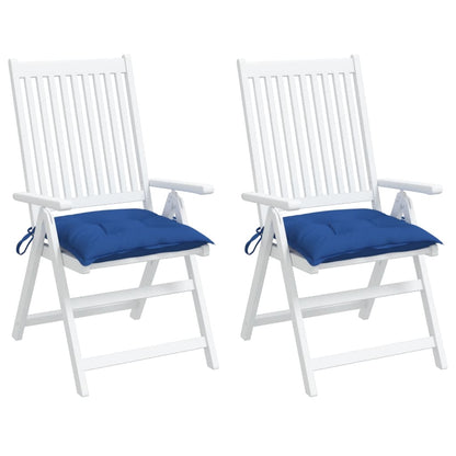 Chair Cushions 2 pcs Blue 19.7"x19.7"x2.8" Oxford Fabric