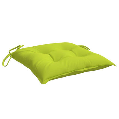 Chair Cushions 6 pcs Bright Green 19.7"x19.7"x2.8" Oxford Fabric