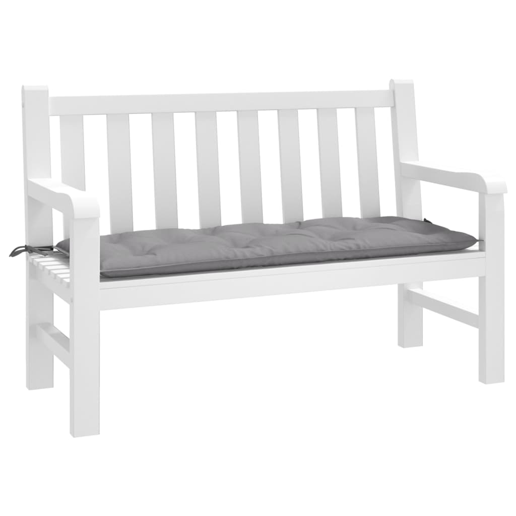 Garden Bench Cushion Gray 47.2"x19.7"x2.8" Oxford Fabric