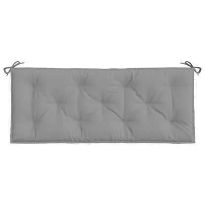 Garden Bench Cushion Gray 47.2"x19.7"x2.8" Oxford Fabric