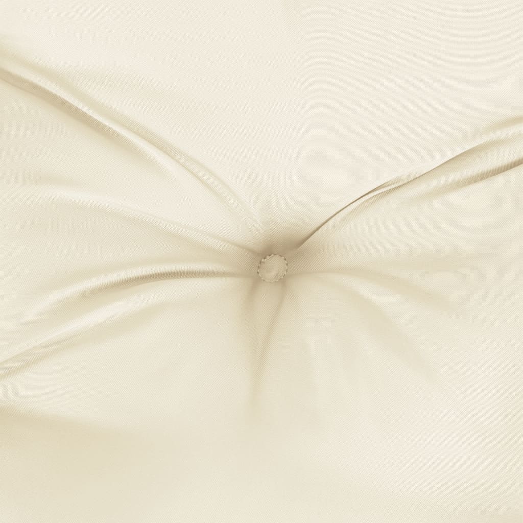 Garden Bench Cushion Cream White 47.2"x19.7"x2.8" Oxford Fabric